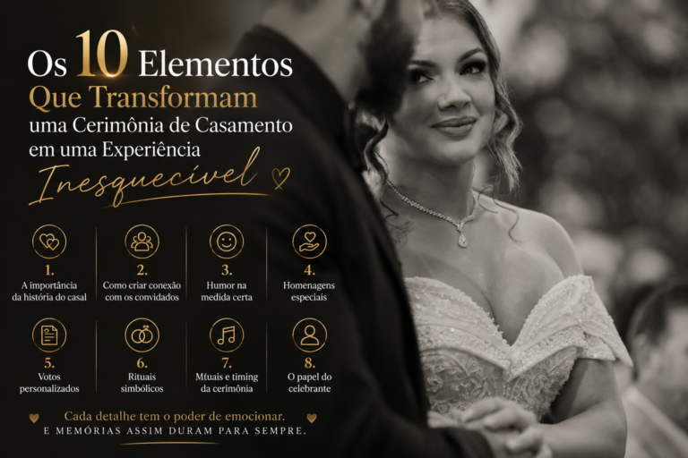 os 10 elementos de uma celebração inesquecível